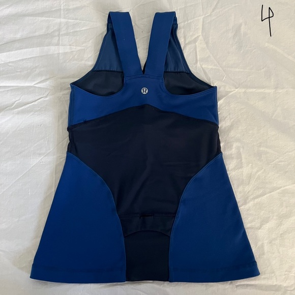 Lululemon Criss Cross Mesh Bank Tank Top - Picture 2 of 3